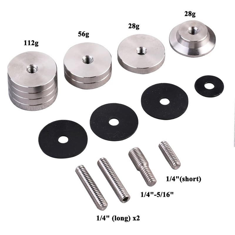 BICASTER Archery Bow Stabilizer Weights 224g Stainless Steel Balance Bar