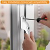 Neoteck 4PCS Inline Window Handle Universal Espag Key Locking Lockable