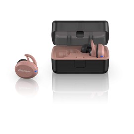 Pioneer E8TW-P Truly Wireless Bluetooth Earphones in Ear Sport Headphones - Pink - 3 Hours Playtime Per Charge
