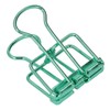 19mm 80pcs Binder Clips Strong Clamping Force Metal Hollow Tail