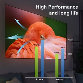 Araca 915B455012 Replacement Projector TV Bulb Lamp with Housing for Mitsubishi WD-73C11 /WD-73CA1 /WD-73640 /WD-73740 /WD-82740 /WD-73840 /WD-82840 /WD-92840 /WD-82CB1 /WD-82940 TV Lamp