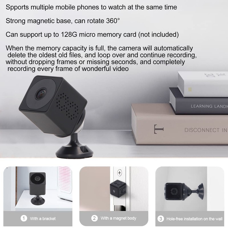 Q16 Mini Wireless Camera WiFi Security Camera with Motion Detection