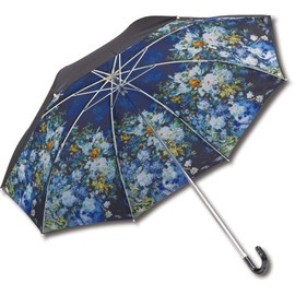 Upower AU-02505 Renoir "Large Vase" Folding Umbrella, Famous Paintings, For Rain or Shine, Size When Expanded: Diameter 33.5 x Length 28.7 inches (85 x 73 cm), Rib Length: 19.3 inches (49 cm) (8
