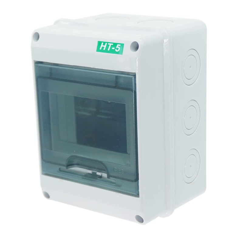 Otdorpatio breaker box Distribution Protection Box, IP65 Clear Cover Electrical