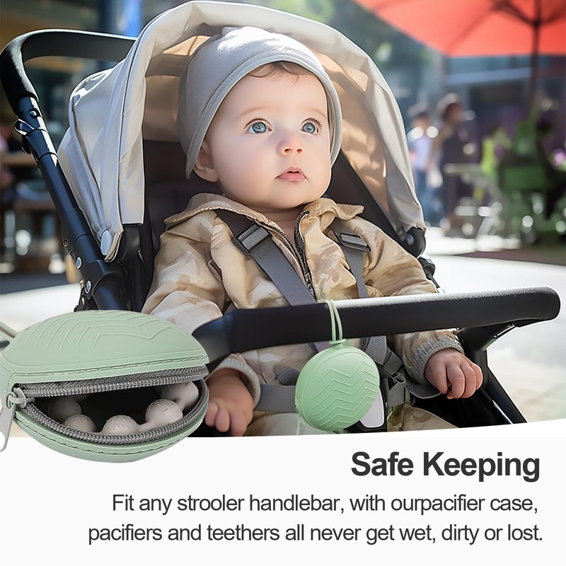 2 x Baby Dummy Box, Travel Baby Dummy Storage Box