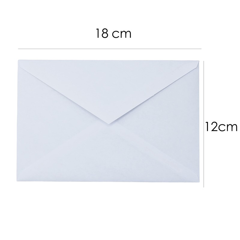 ARKRAFT Envelopes White Set of 100 Size 18 x 12