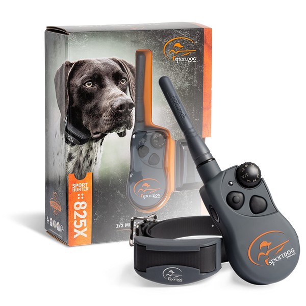 SportDOG Brand SportHunter 825X Remote Trainer - Rechargeable Dog Training Collar with Shock, Vibrate, and Tone - 1/2 Mile Range - SD-825X