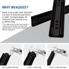 VADANIA 28" Heavy Duty Drawer Slide Without Lock #VA2053-b, Black-electroplated