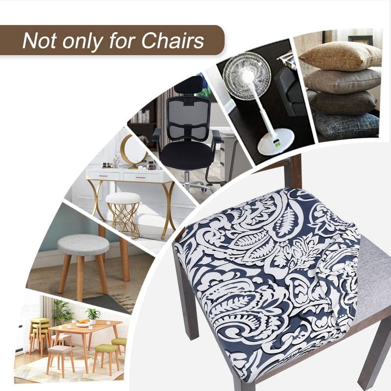 SearchI Seat Covers for Dining Room Chairs Stretch Printed Chair