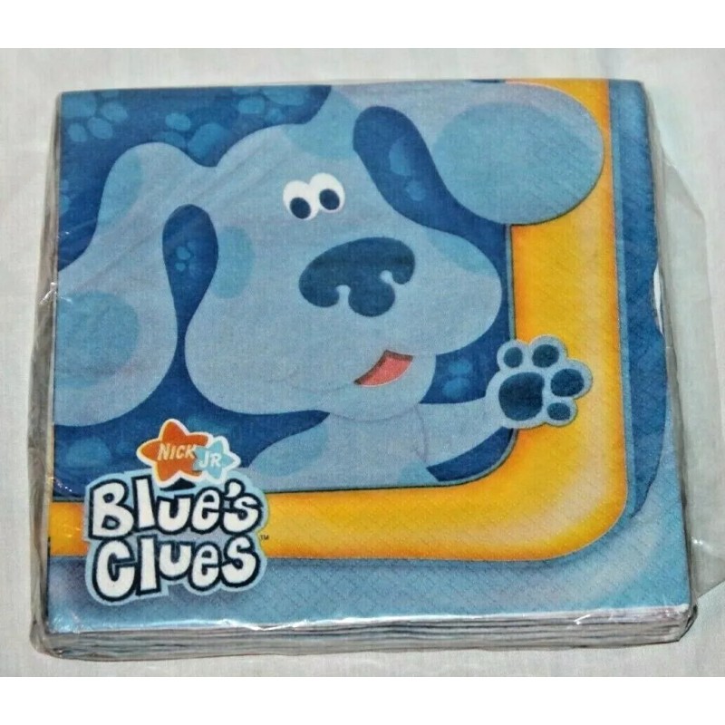 American Greetings NEW IN PACKAGE BLUES CLUES RED LUNCHEON NAPKINS
