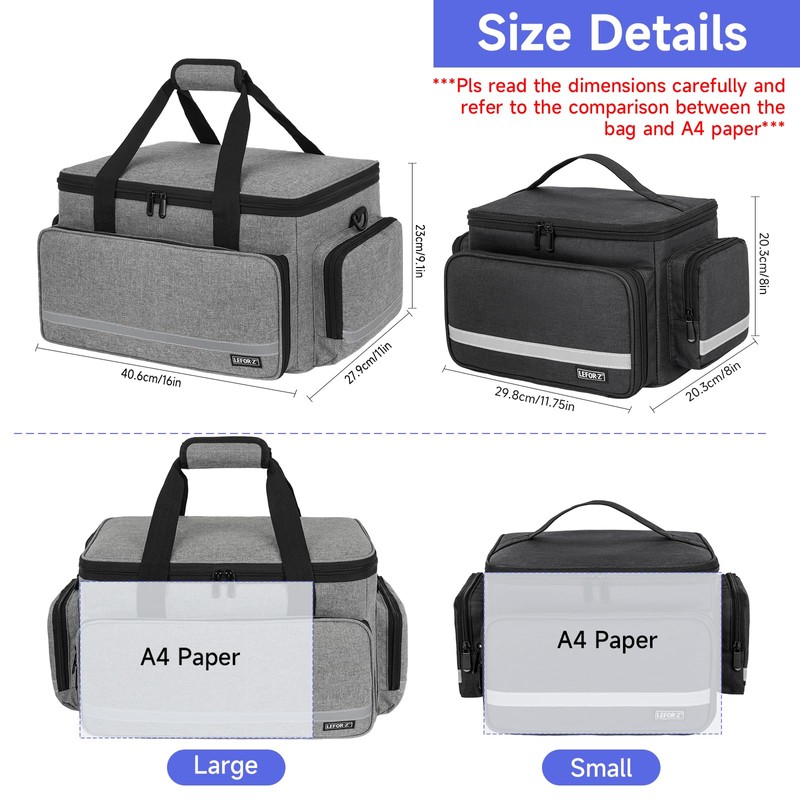 LEFOR·Z Medical Bag Home Health Nurse Bag Empty First Aid