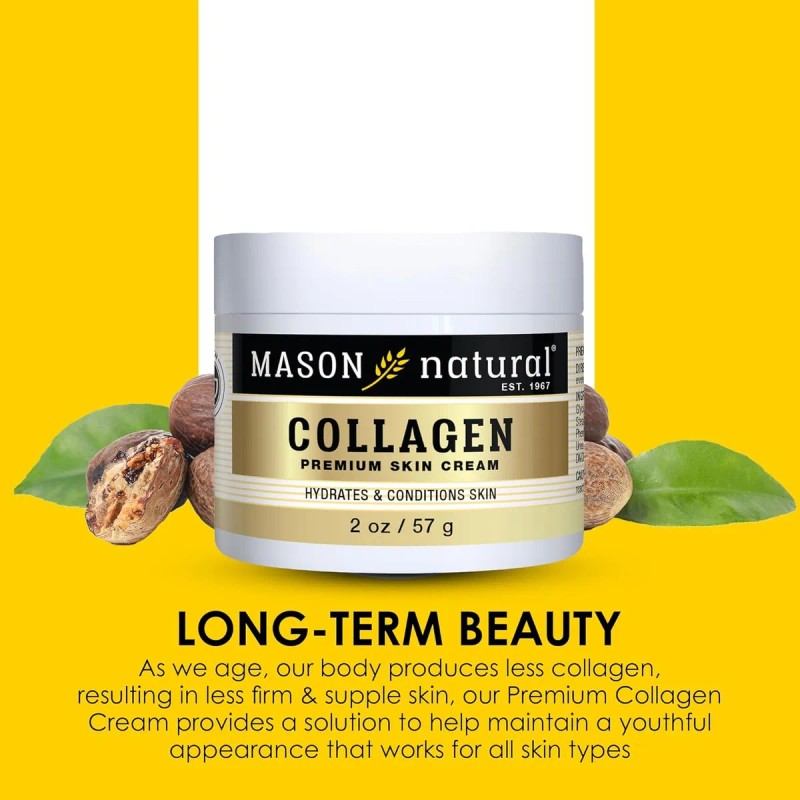 Mason Natural Crema De Colágeno Prémium Para La Piel, Hidrat