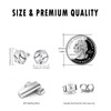 Sports Earrings for Men 925 Sterling Silver Baseball Stud Earrings,