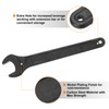 sourcing map Single Open Ended Spanner Wrench, 18mm, Thicken Carbon