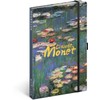 NOTIQUE Claude Monet Lined Notebook with Elastic Band 13 x