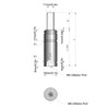 X170 Nitrogen Gas Spring Mini Alloy Cylinder Gas Stamping Parts