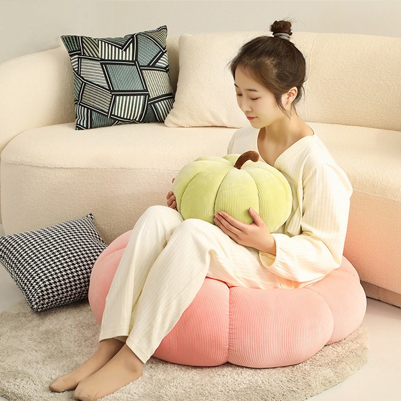 Pumpkin Throw Pillow Multipurpose Innovative Simulation Soft Fuffy Pumpkin Plush