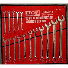 Extreme Torque Corp Extra Long Metric Combination Wrench Set 10 - 32mm XL Extreme Torque ETC Spanner