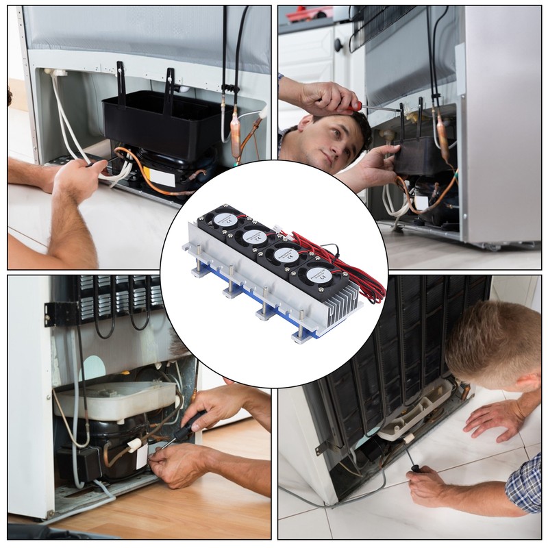 288W Peltier Thermoelectric Refrigeration Cooler DC 12V Semiconductor Air Conditioner