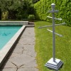 Swimline 89033 Hydrotools Swimming Pool & Spa Poolside Towel Valet