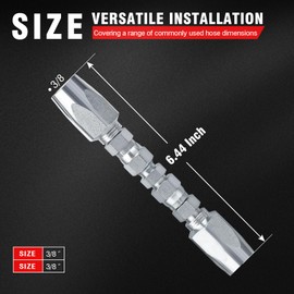 PIKWO 2-Pack Hydraulic Hose Field Repair Kit,3/8" Inner Diameter Reusable