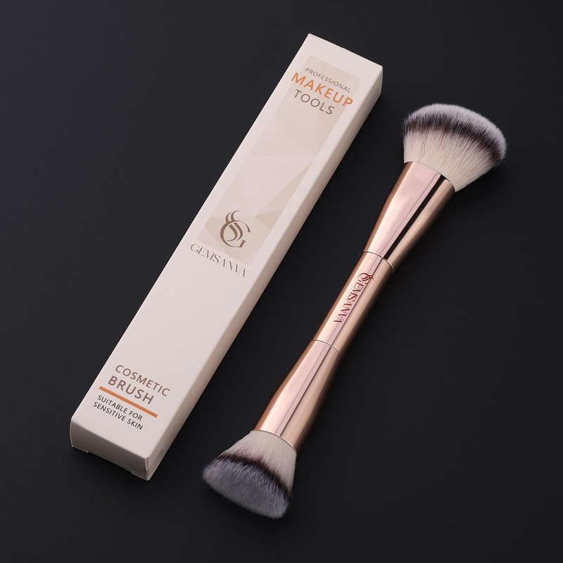 GEMSANVA Foundation Brush & Concealer Brush - Multi-Use Dual Ended