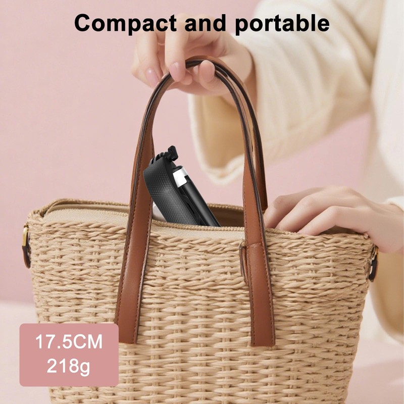 Vemfay 2 in 1 Selfie Stick Anti Shake Retractable Bluetooth