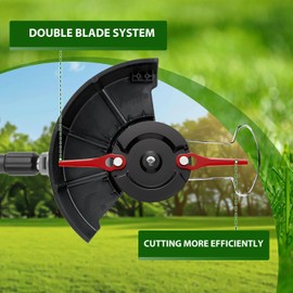 FourShow 【Upgrade】 Double Blade Holder Cutting Disc for Einhell Cordless Grass Trimmer, 20 Pieces Blades