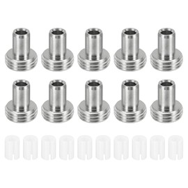 PATIKIL Fiber Optical Tool Sets, 10 Pack 5mm Ceramic Core with Metal Heads for Visual Fault Locator Fiber Cable Tester