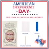 Generic 4th of July Press on Nails Short Square Fake