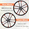 MEGHNA Bike Wheelset 10 Spokes Lightweight Aluminium 24 inch Integrated