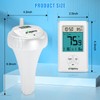 Urageuxy Pool Thermometer Floating Easy Read, IPX8 Wireless Floating Pool