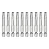 sourcing map 10pcs T30 Security Torx Bit 1/4" Hex Shank