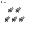 sourcing map 5pcs Track Spikes 15mm Aluminum Lightweight Replacement Spikes