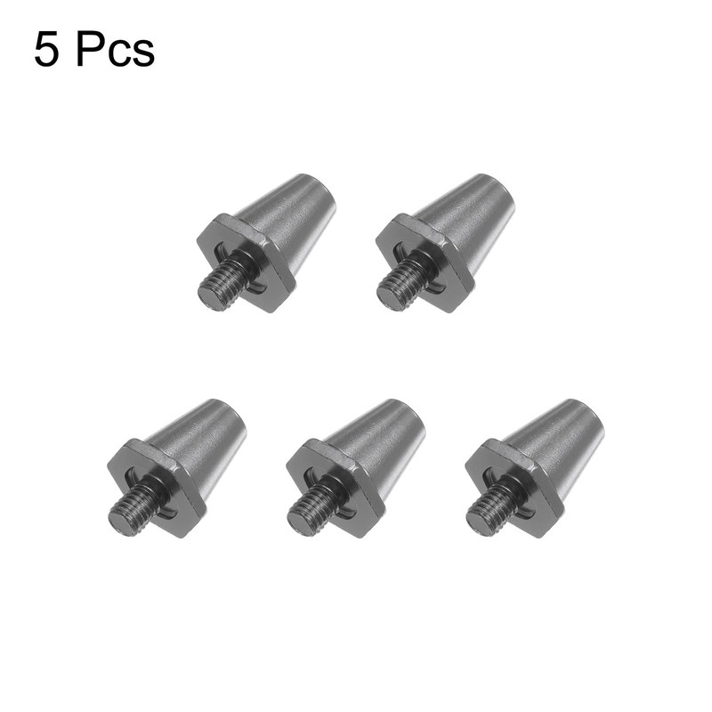 sourcing map 5pcs Track Spikes 15mm Aluminum Lightweight Replacement Spikes