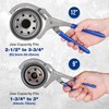 WORKPRO Oil Filter Wrench Set, 9" & 12" Adjustable Oil