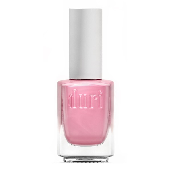 duri Nail Polish 30 Pearl Pink, Light Metallic Pink Color,
