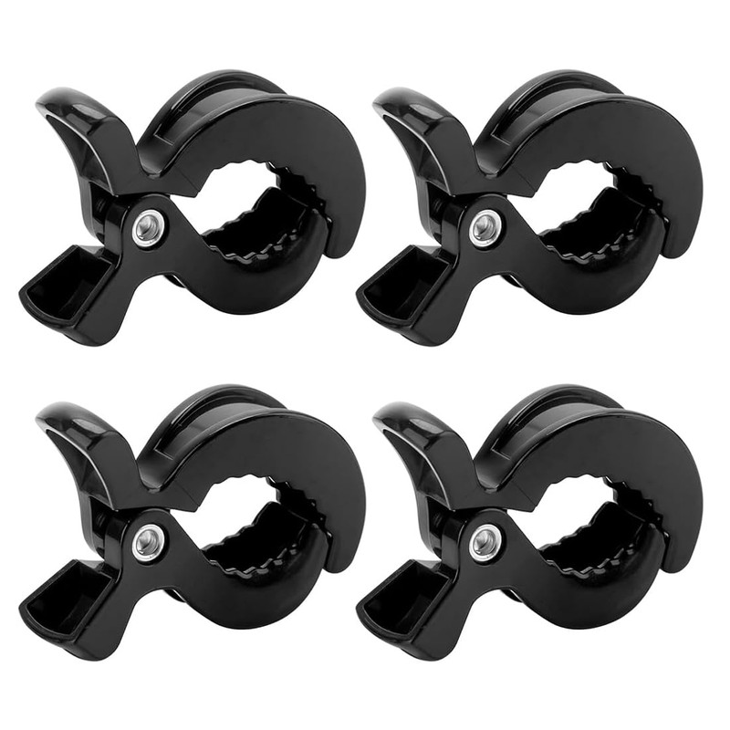 SGERUFZ 4pcs Universal Pram Clips for Attaching Blankets, Clothes, Toys,