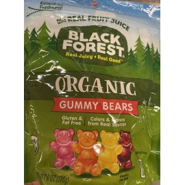Black Forest Organic (1) Bag Of Black Forest Organic Gummy Bears Chewy Candy 8 Oz Gluten & Fat Free
