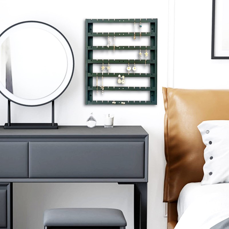 Codant Earring Holder Organizer,7 Layer Wall Mounted Ear Stud Display