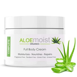 Loción corporal natural de aloe vera: crema hidratante para rostro y cuerpo con gel de aloe vera orgánico, aceite de vitamina E, vitamina C, crema de retinol, manteca de karité; crema hidr