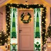 BlissYard 2 Pieces St. Patrick's Day Banner Decorations Green Irish