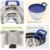Rorence Stainless Steel Mixing Bowls: Stackable Mixing Bowl Set with