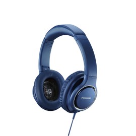 Panasonic RP-HD5-A Airtight Headphones, Supports High-Resolution Sound Sources, Blue