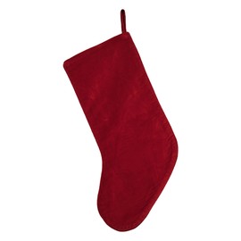 Peking Handicraft Xmas Soldier Embroidered Christmas Stocking, 18-inch Length, Poly and Cotton Velvet, Holiday Seasonal Decoration