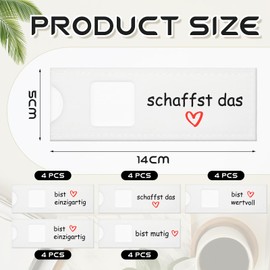 Namalu 20 Motivation Geschenke Du Schaffst Das Hülle Filz Schokoriegel Geschenkbox Schokolade Verpackung Geschenk Kompatibel mit Duplo für Glücksbringer Prüfung Abitur Abschluss Danke, ohne Schokolade