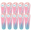Dorco Women's Shy Safe Foldable Eyebrow Razor, Random Delivery, 10 Pieces / 도루코 여성용 샤이세이프 접이식 눈썹면도기, 랜덤발송, 10개