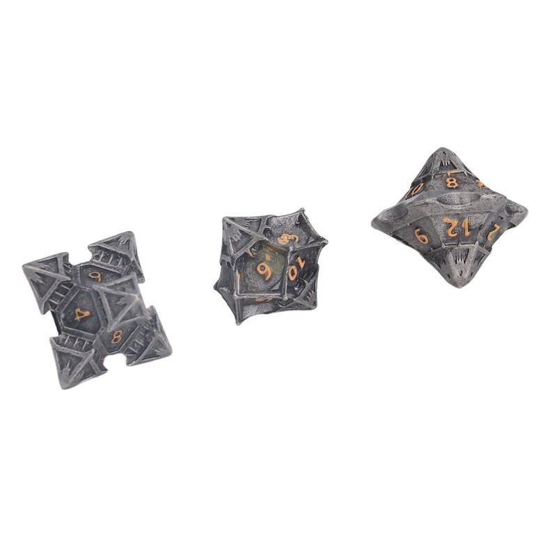 Dice Set Eye Catching Lightweight Alloy Dice Set for Playing