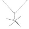 MATERIA by Matthias Wagner Starfish Pendant 925 Silver Women's Necklace