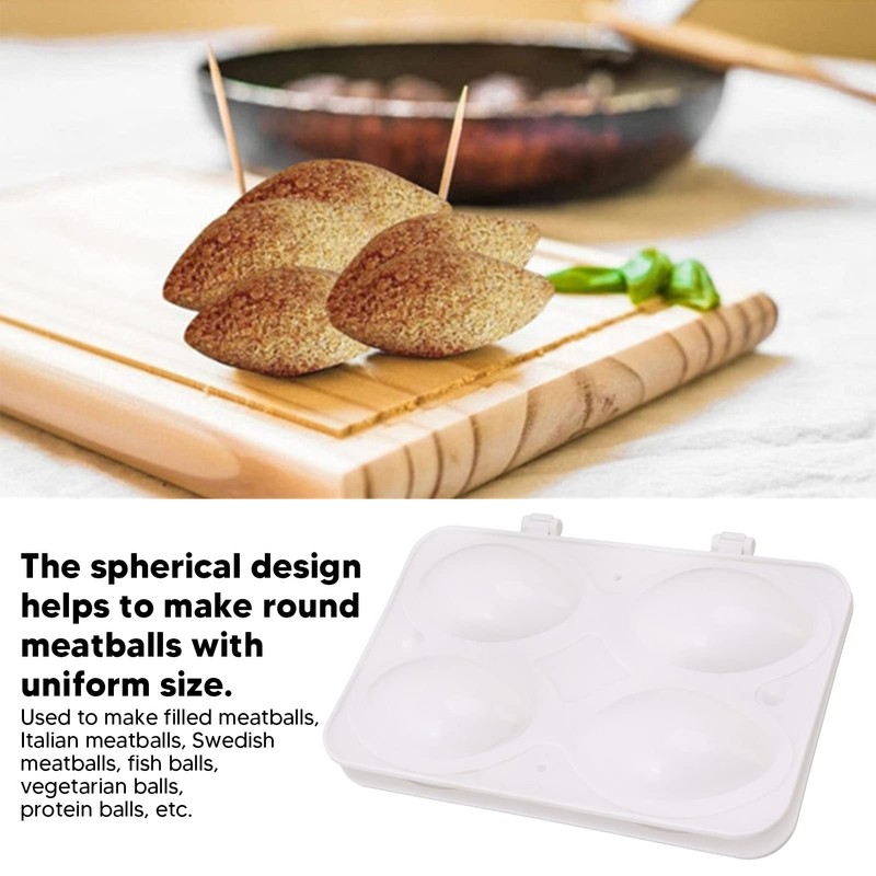 Meatball Making Mold, ABS Kitchen Press Tool, Dishwasher Safe